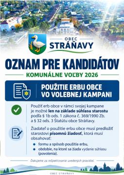 Použitie erbového motívu v kampani: súhlas starostu (komunálne voľby 2026)