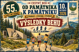 Výsledky 55. ročníka cestného behu „Od pamätníka k pamätníku“ — 10. októbra 2026